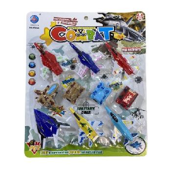 10pc Military Combat Planes & Tanks